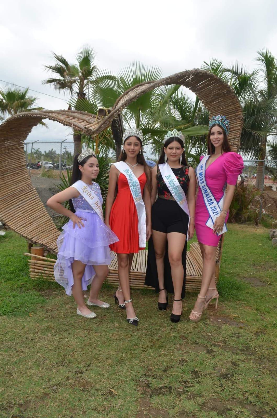 $!Melanie Alarcón, Reina Infantil del Carnaval 2023; Yukie Vargas. Mini Belleza México Sinaloa Teen 2023; Lilian Noverola, Miss Belleza Sinaloa 2023 y Karla Rivas, Miss Sinaloa 2021.