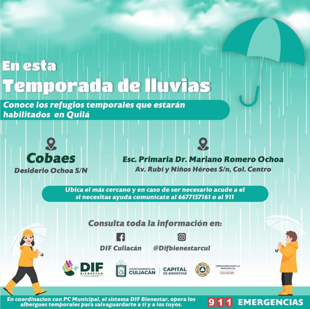 $!Habilitan 25 albergues en Culiacán ante el huracán Lidia