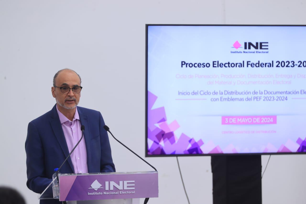 $!Inicia INE distribución de 317 millones de boletas electorales hacia todo el país
