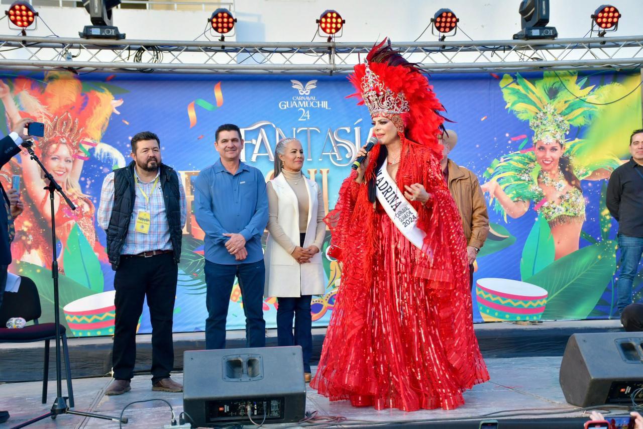 $!Maribel Guardia agradece la invitación para ser coronada como la Madrina de la edición 2024 de este carnaval.