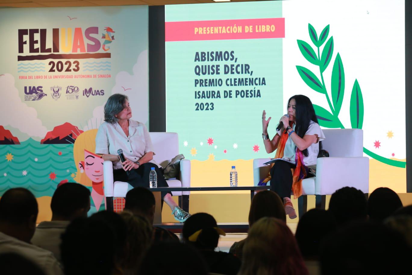 $!Con Ana Belén López Pulido, la escritora se explayó sobre la forma de leer de las nuevas generaciones.