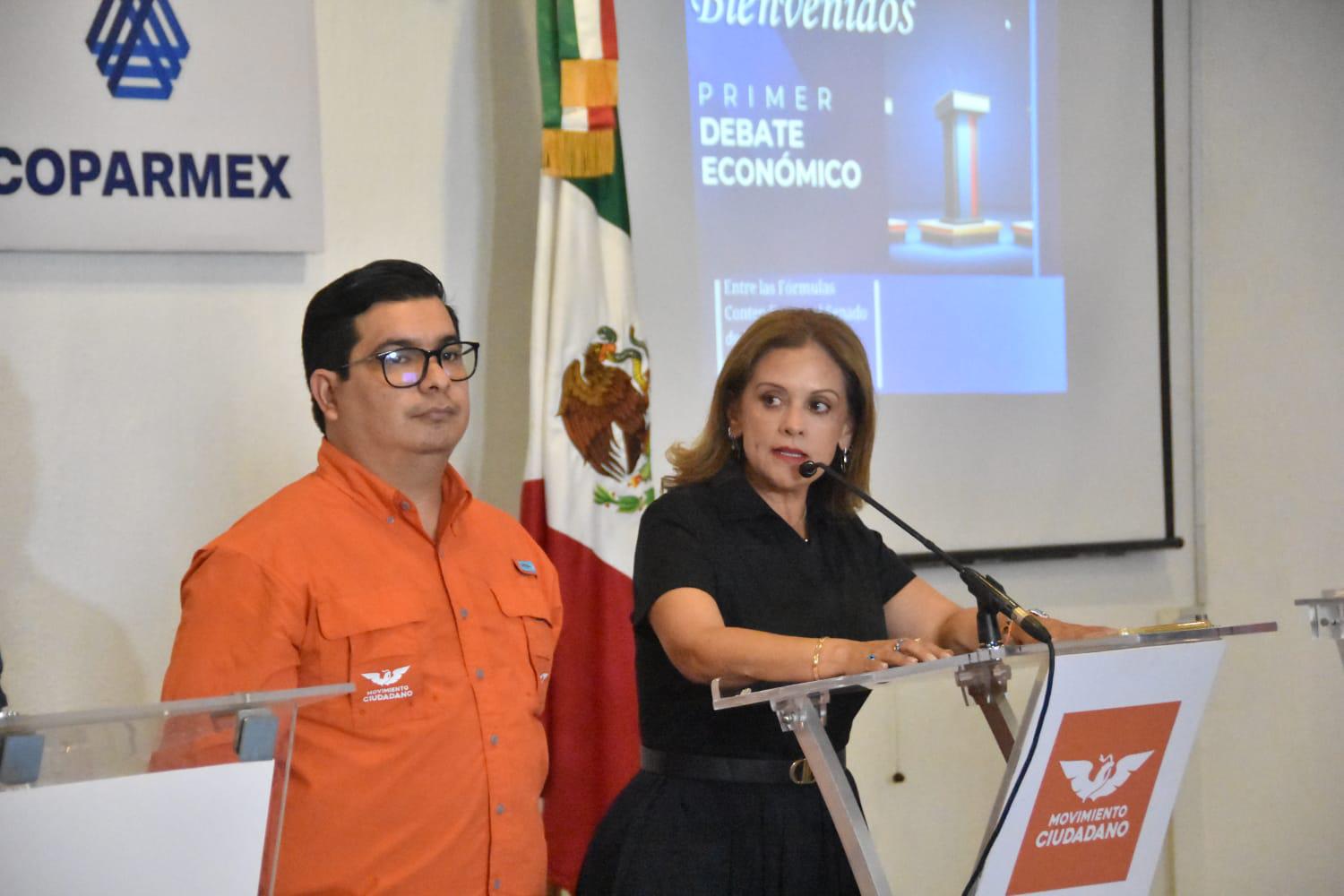 $!Desairan Morena, Verde y PT debate económico organizado por Coparmex