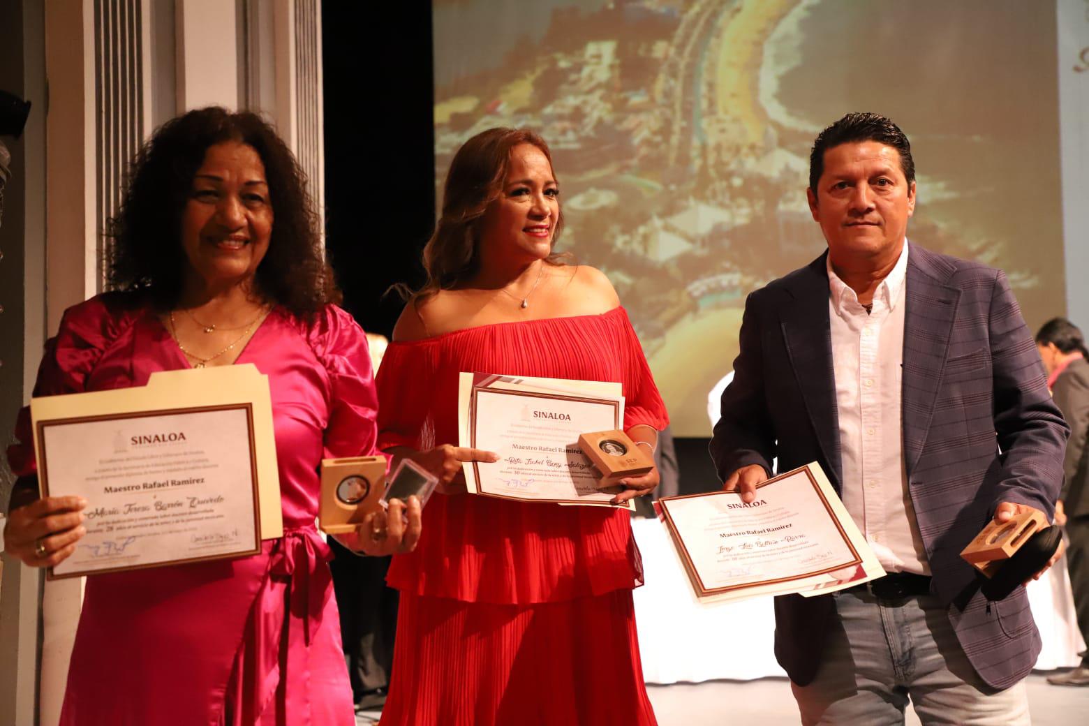 $!María Barrón, Isabel Beng y Jorge Beltrán.