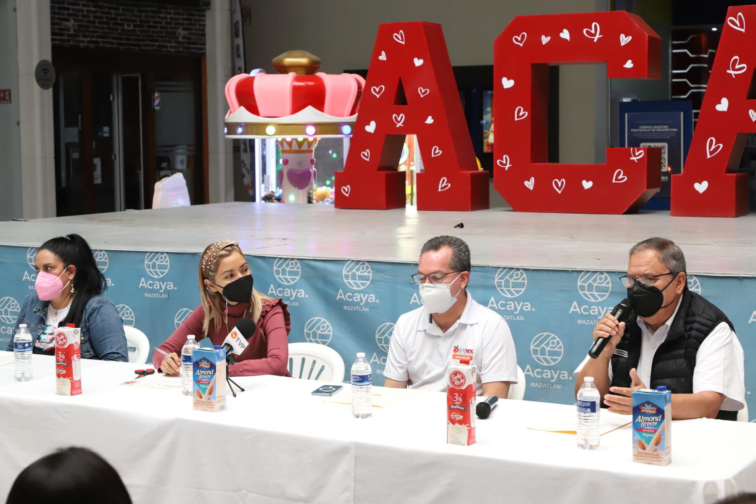 $!Banco de Alimentos Mazatlán arranca la tercera edición de la campaña ‘Bigotes de Leche’