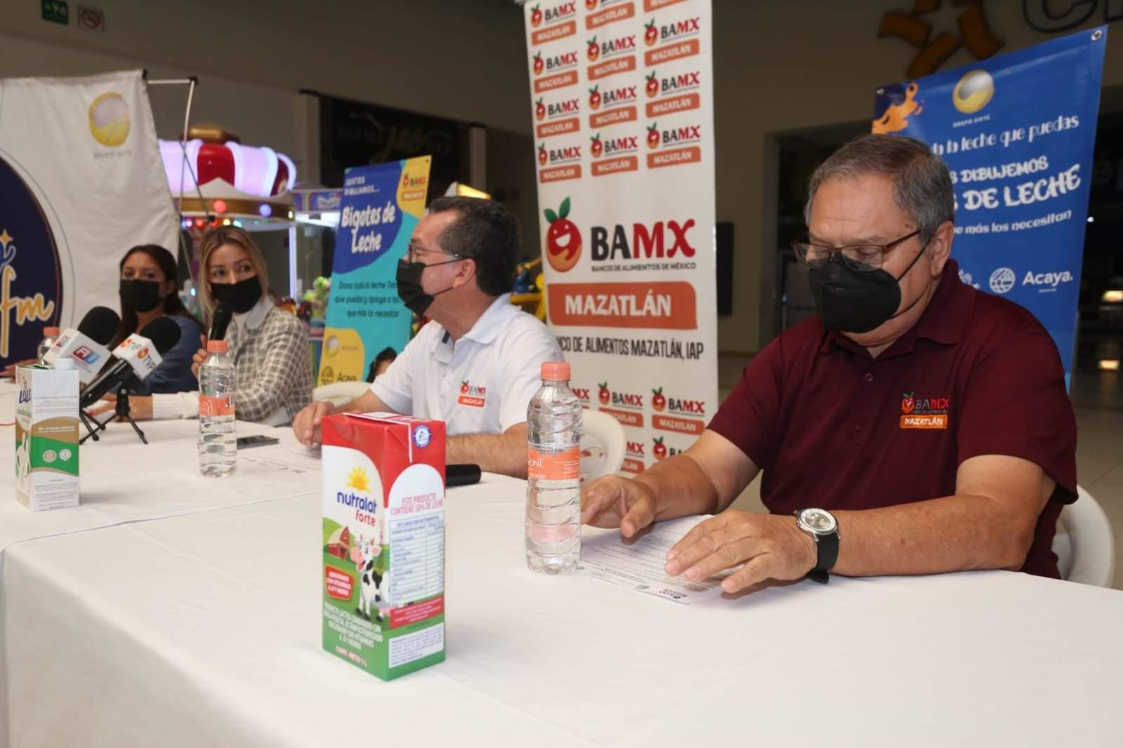 $!Banco de Alimentos de Mazatlán necesita tu ayuda en la campaña ‘Bigotes de Leche’