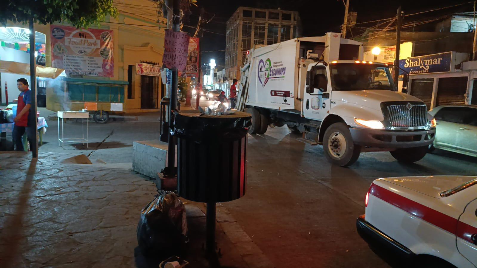 $!Implementan horario nocturno para recolección de basura en Escuinapa