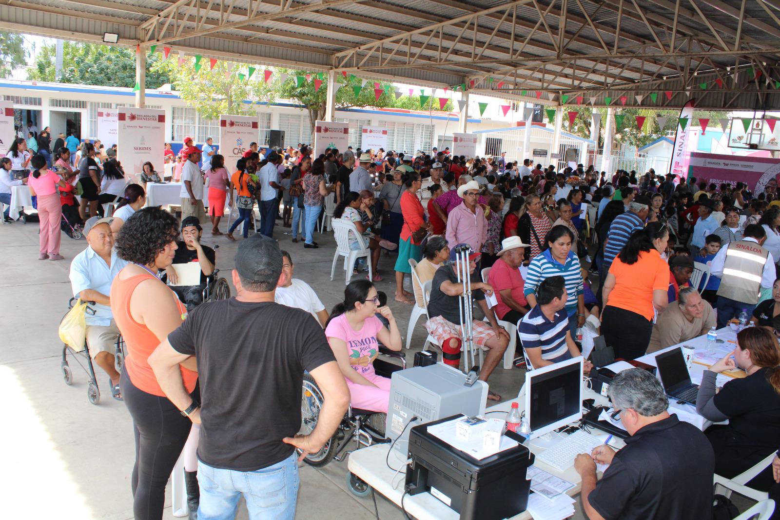 $!DIF Sinaloa realiza la Brigada del Bienestar en Rosario