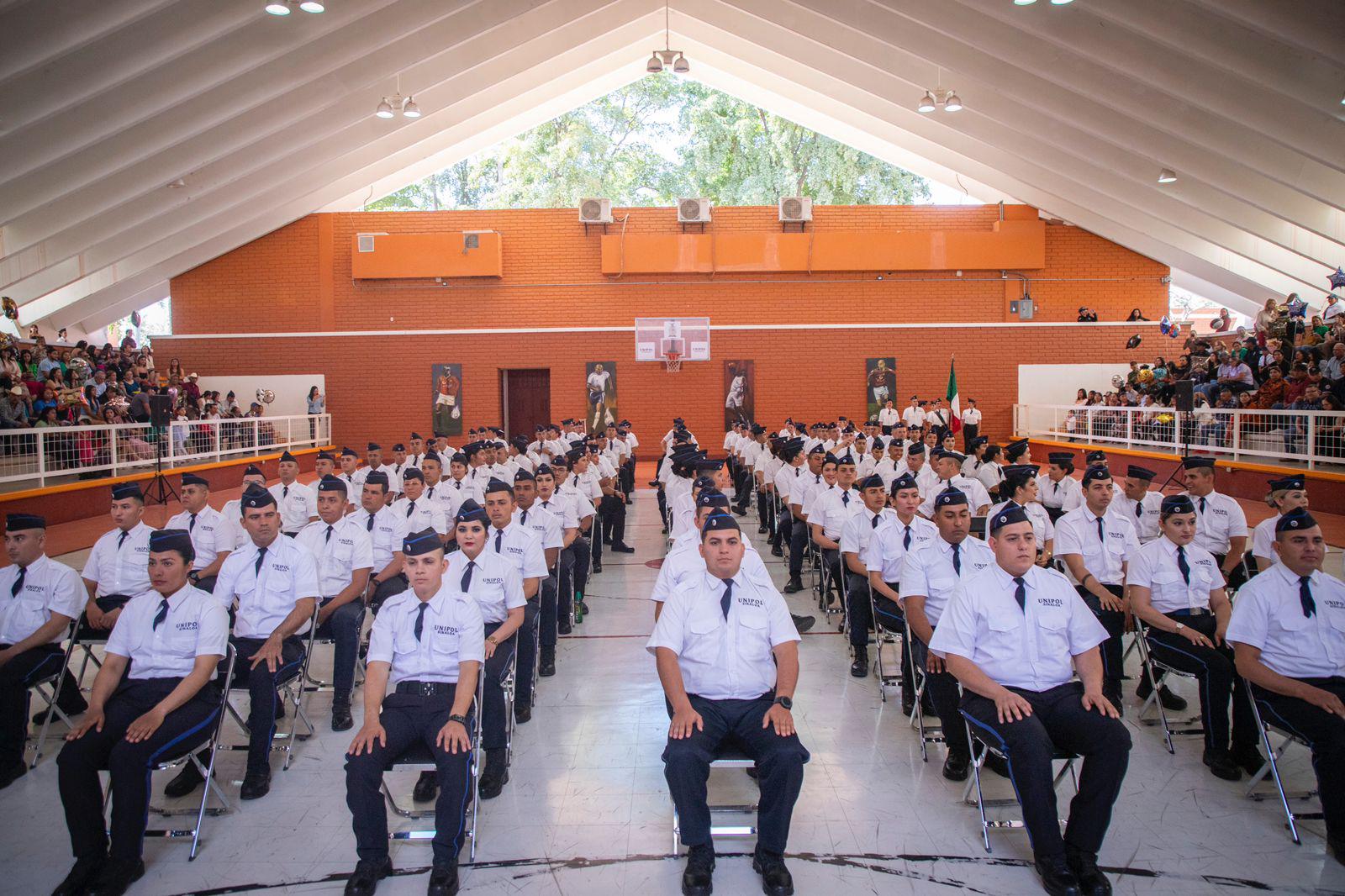 $!Se gradúan de la Unipol 139 cadetes que se integrarán a los diferentes cuerpos policiales de Sinaloa