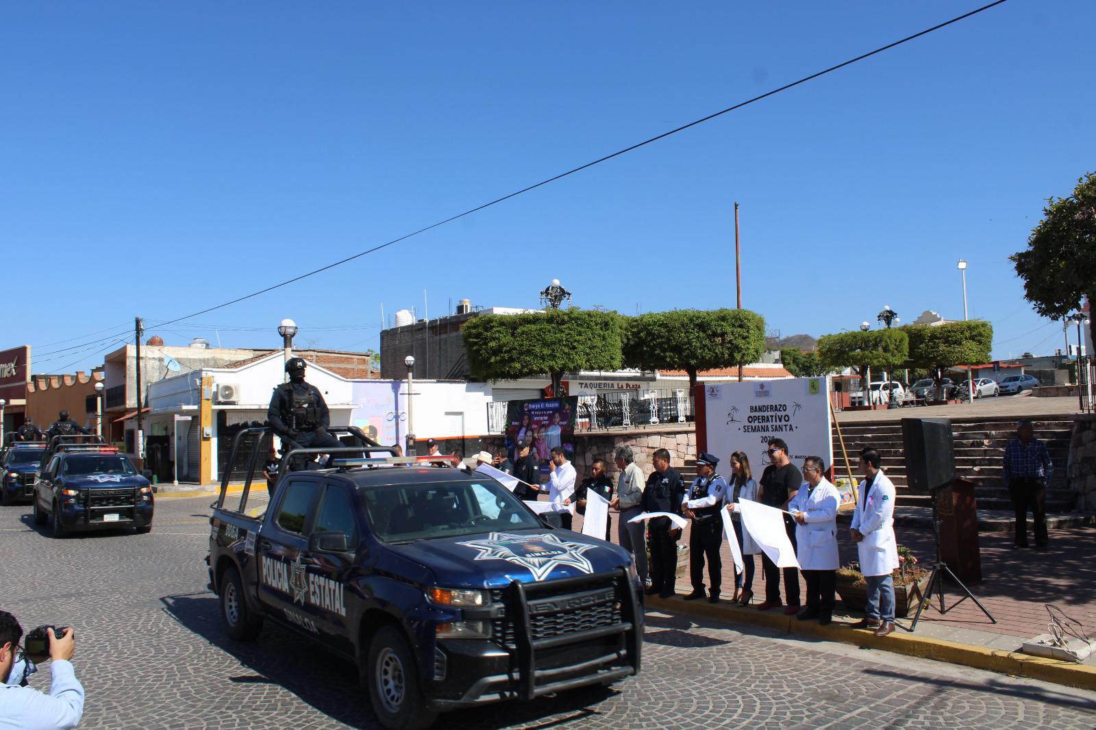 $!Ponen en marcha en Rosario operativo de seguridad por Semana Santa
