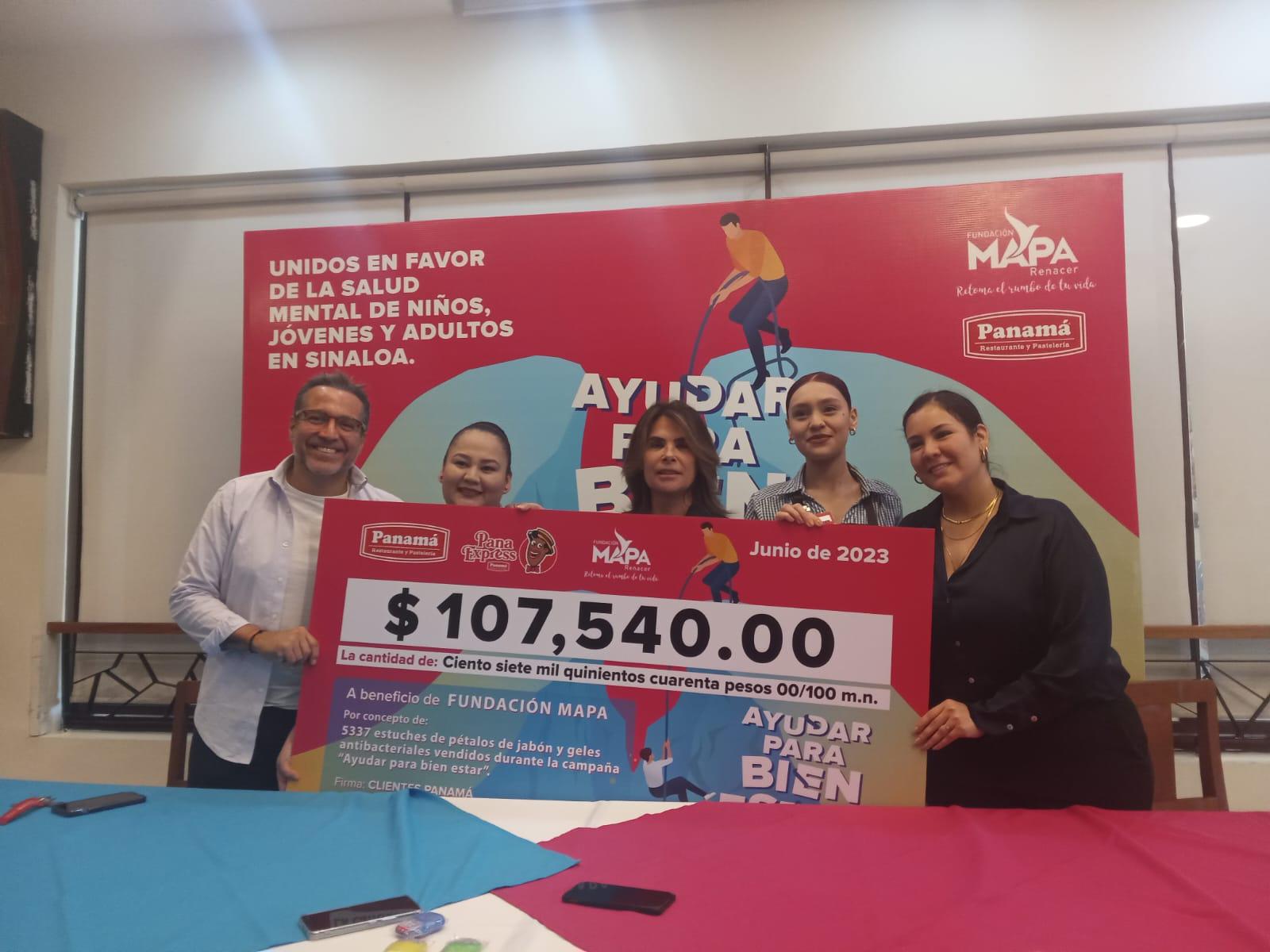 $!Entrega Grupo Panamá donativo a la Fundación Mapa
