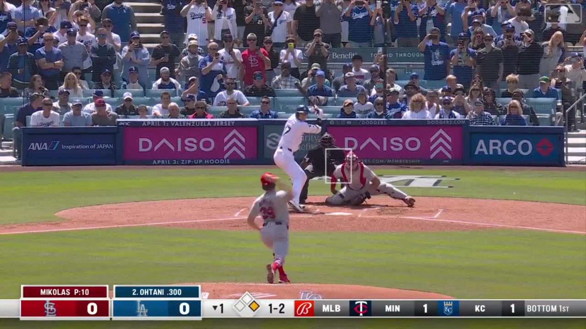 $!Ohtani se embasa tres veces en debut de Dodgers en Los Ángeles