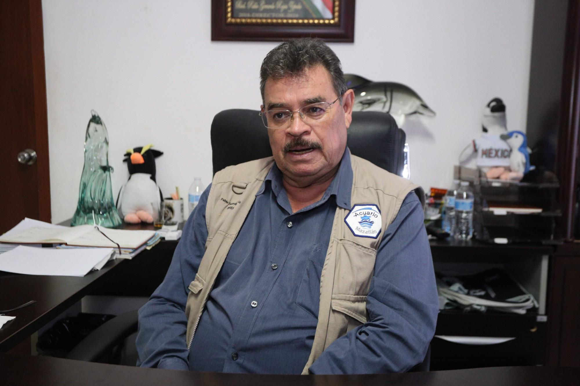 $!Pablo Rojas Zepeda, director del Acuario Mazatlán.