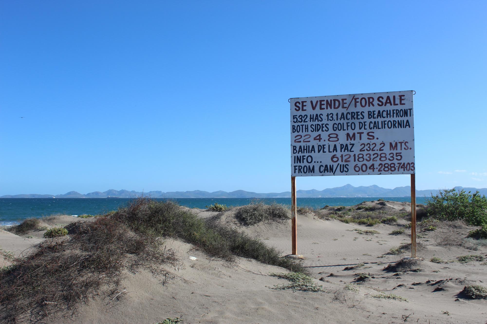 $!Terreno con dunas en venta en El Mogote, Baja California Sur.