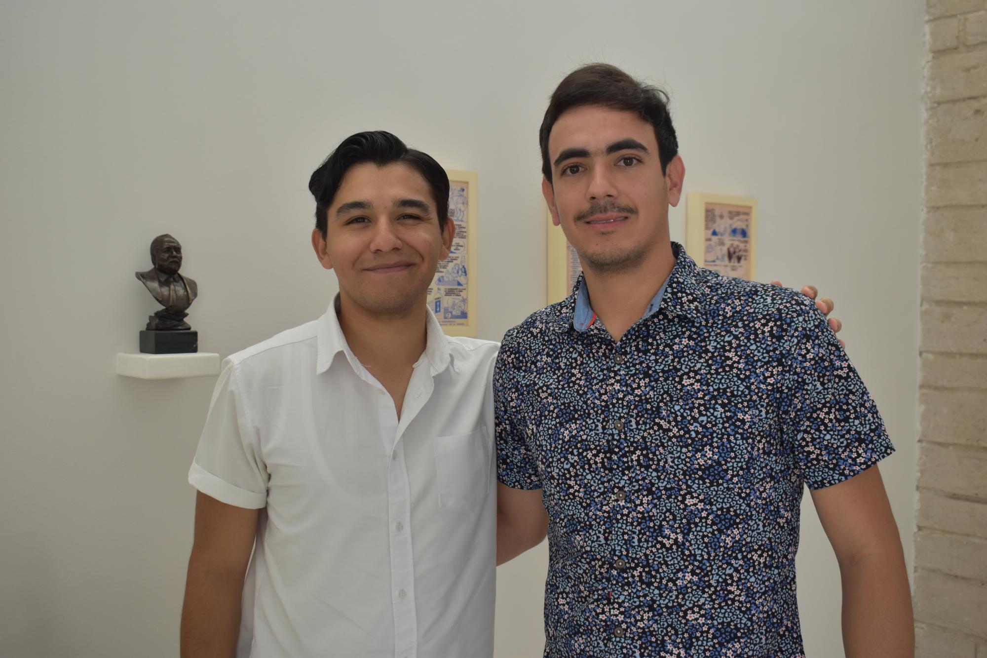 $!Jacobo Valenzuela y Sergio Aréchiga.