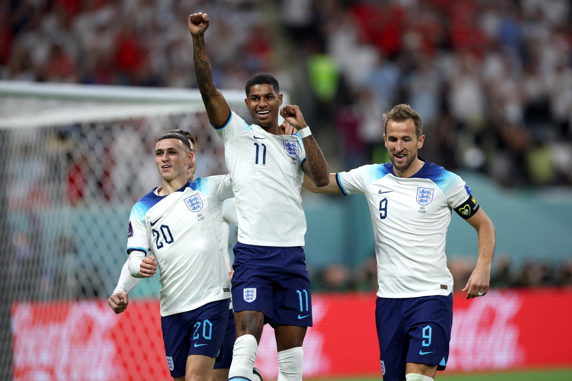 $!Inglaterra se da festín de goles ante Irán en su debut en Qatar 2022