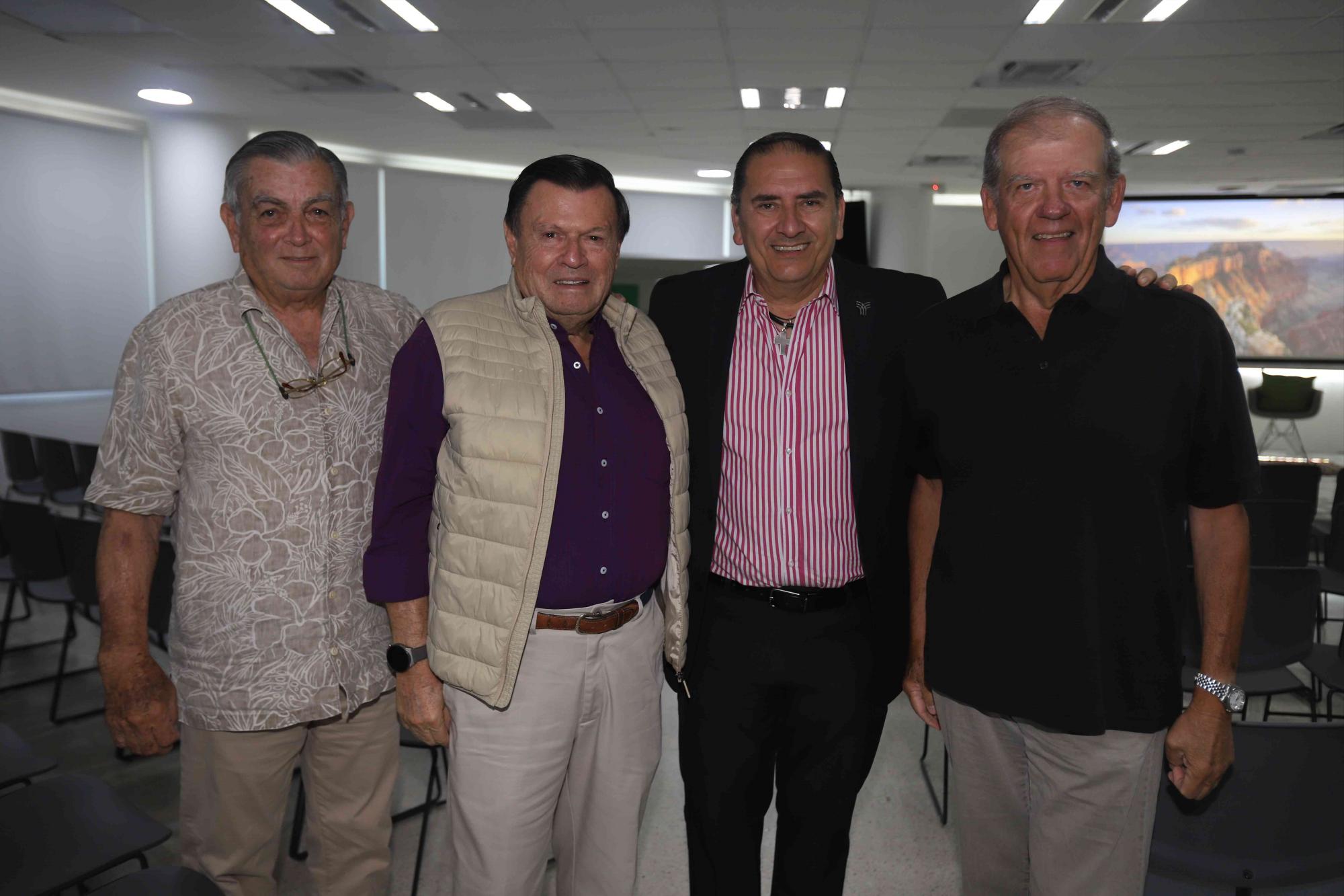 $!Miguel Valadez, Amado Guzmán, Óscar García y Emilio Goicoechea.