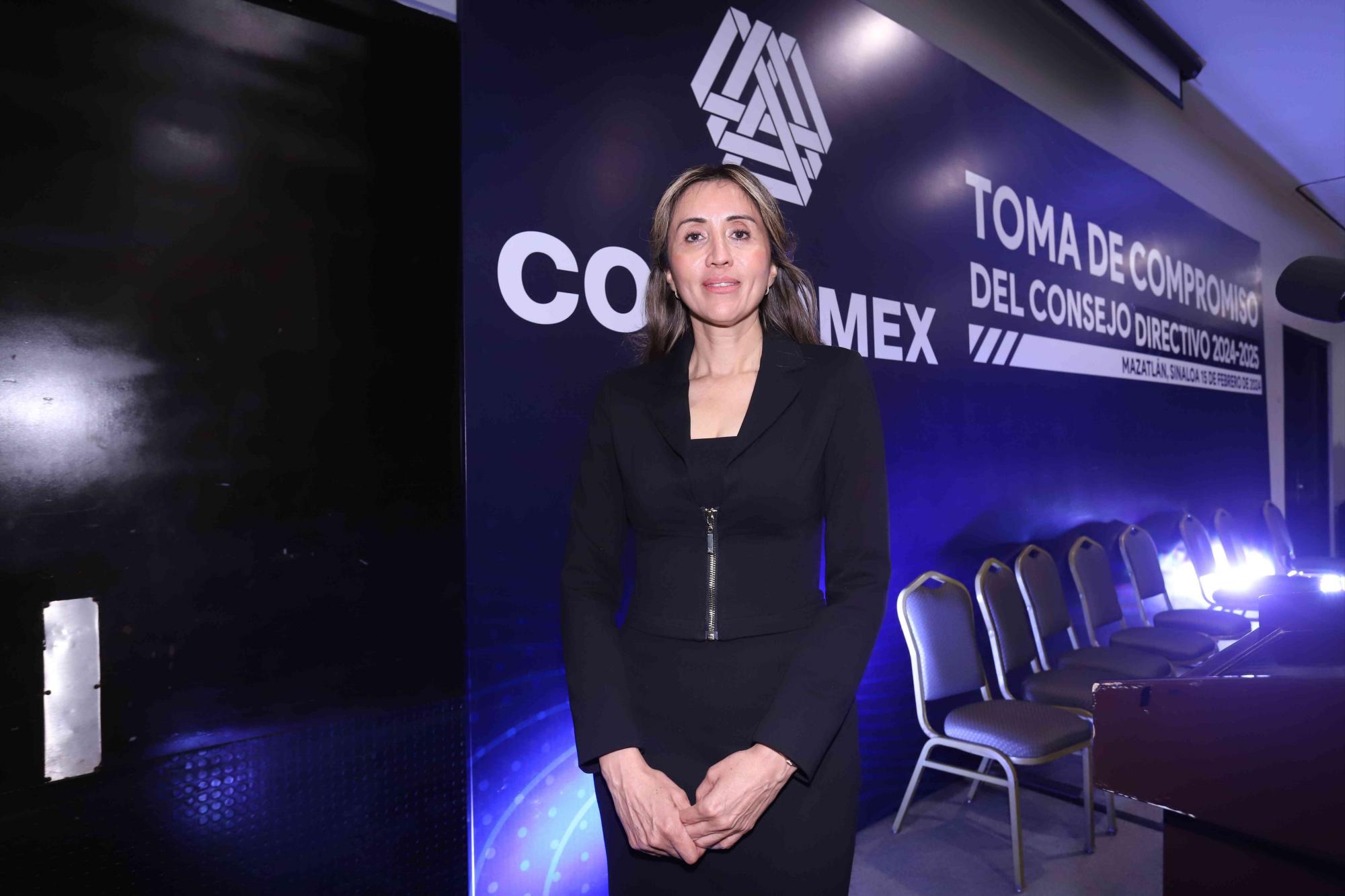 $!Yudith Verónica Estrada Osuna es la nueva presidenta de Coparmex Mazatlán y el sur de Sinaloa.