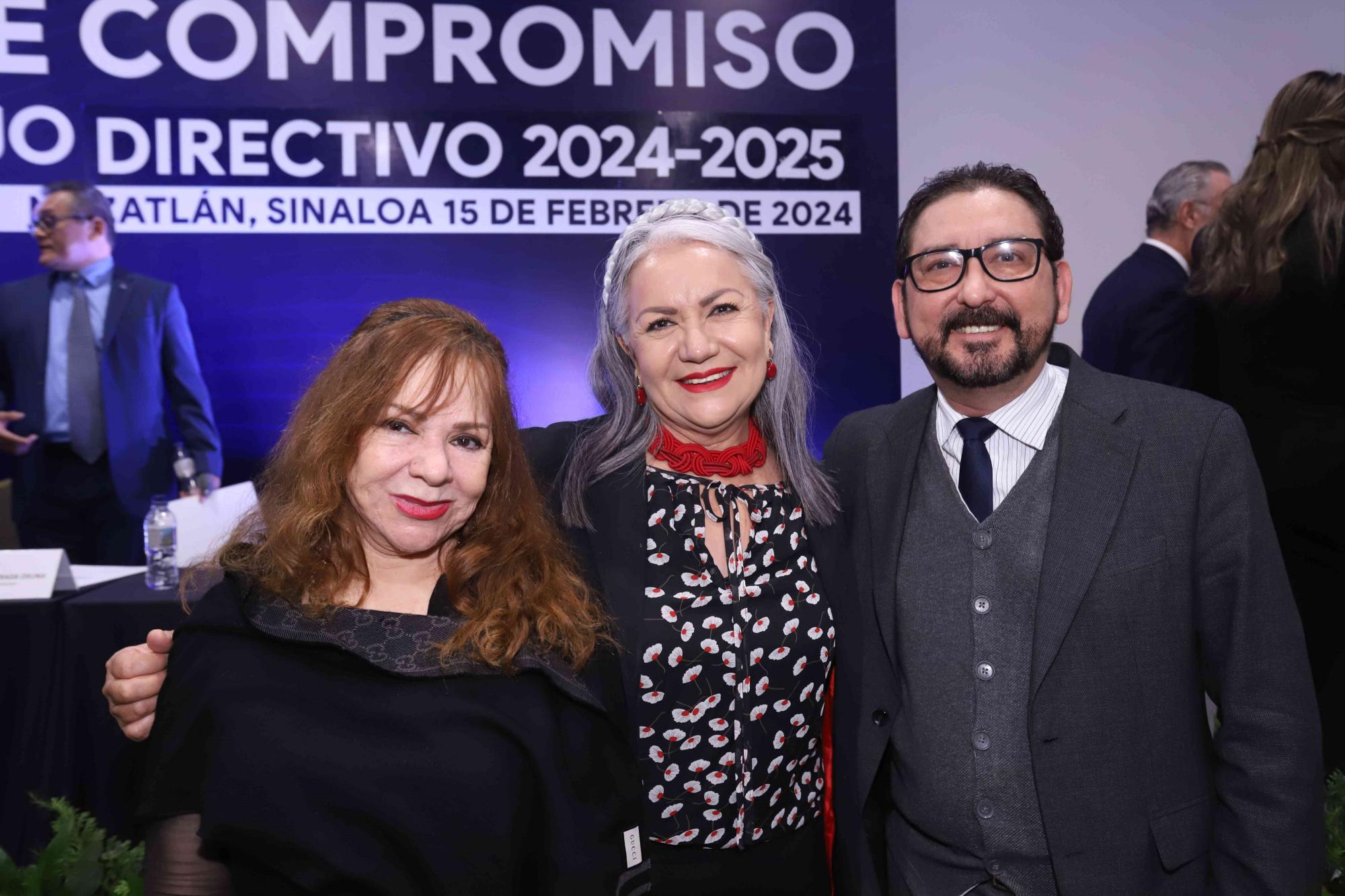 $!Alma Rosa Garzón, Rita Fierro y Ahuizotl López.