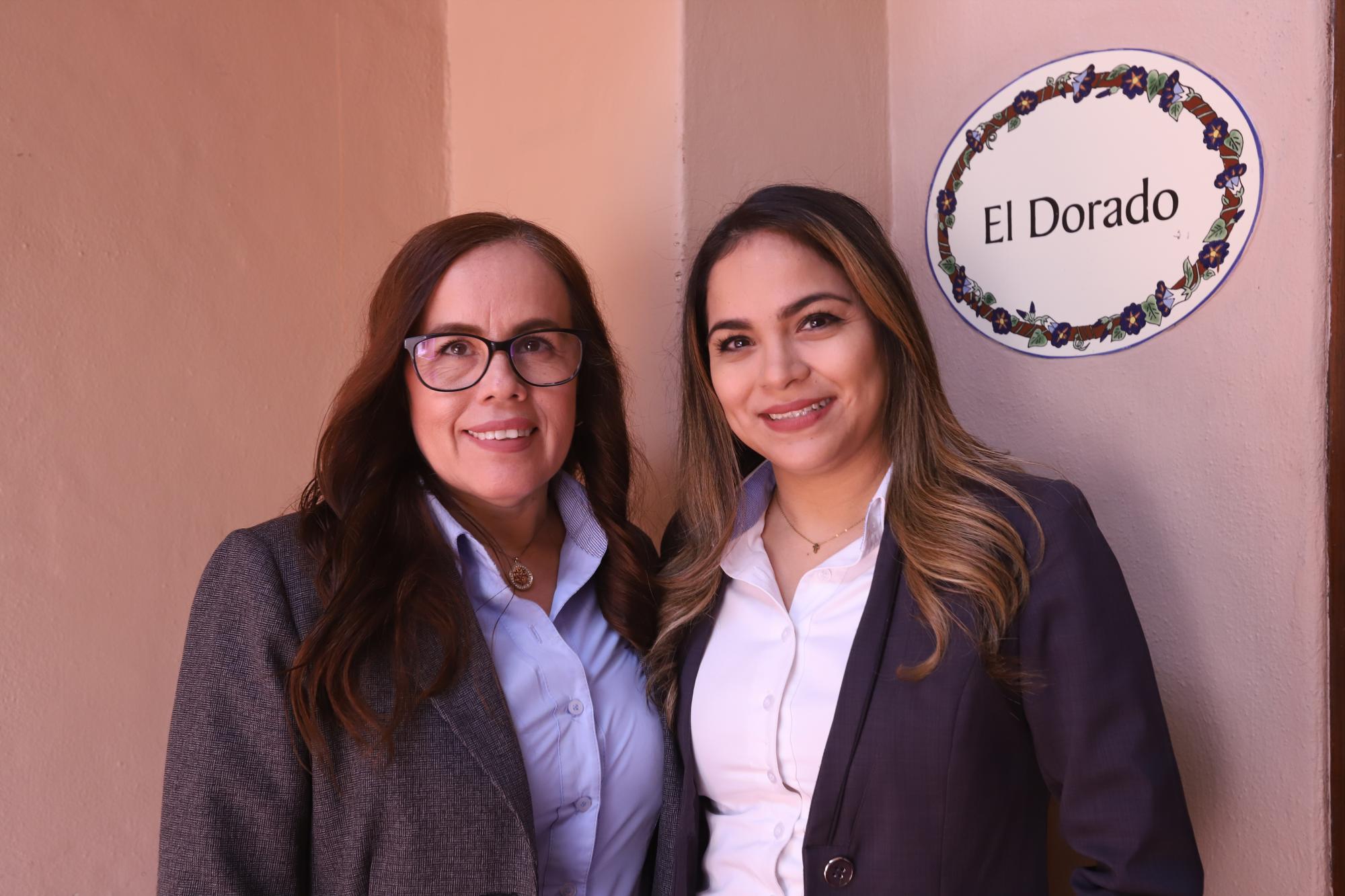 $!Conchita Mora y Dulce Álvarez.