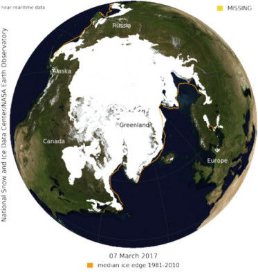 Desaparece el hielo del Polo Norte