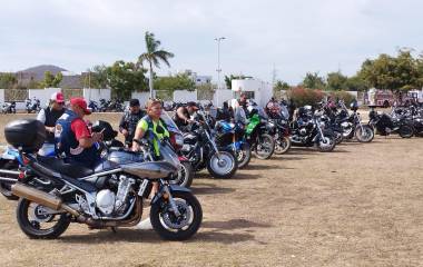 Variadas opiniones expresaron los motociclistas sobre la cancelación del desfile.