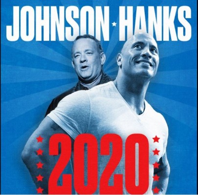 Dwayne Johnson y Tom Hanks, 'listos' para la Casa Blanca