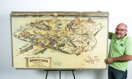 Mapa original de Disneylandia se vende por 708 mil dólares