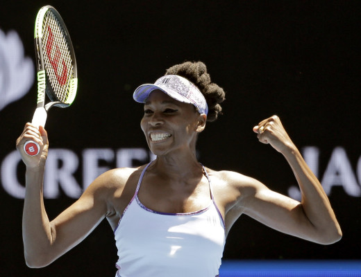 Venus Williams se cuela a 'semis' en Australia e impone récord