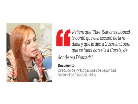 Operó Lucero Sánchez para el narco; era Diputada