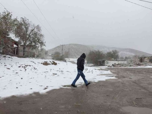 Golpea primera tormenta invernal algunos estados de México