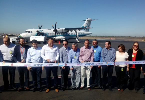 Inaugura Aeromar vuelo Culiacán-Guadalajara