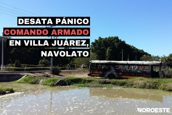 Desata pánico comando armado en Villa Juárez, Navolato