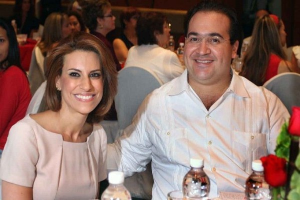 El exgobernador de Veracruz, Javier Duarte de Ochoa y su esposa Karime Macías.