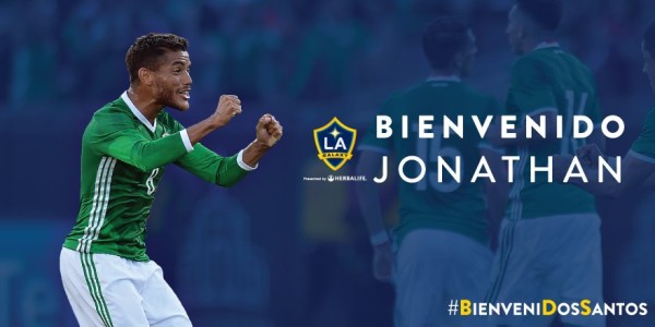 Jonathan dos Santos se convierte en jugador del Galaxy