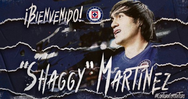 Cruz Azul anuncia la contratación de Shaggy Martínez de cara al Apertura 2020