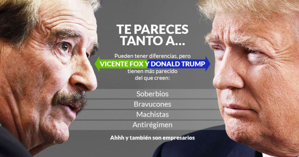 Tal vez Trump asuste, pero México ya tuvo un presidente similar: Vicente Fox