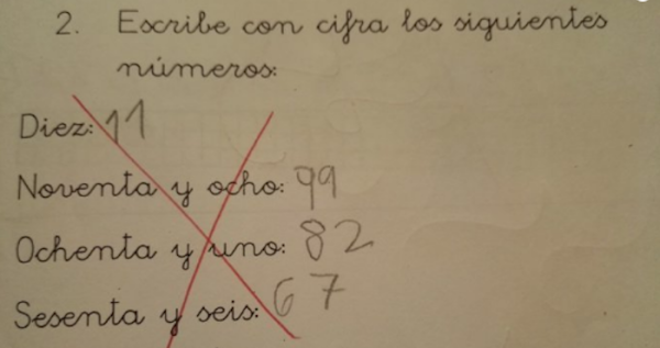 La RAE interviene en una polémica propiciada por la curiosa respuesta de un niño en un examen de matemáticas