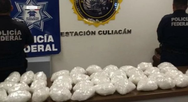 Asegura Policía Federal 41 kilos de 'cristal' en Central de Autobuses de Culiacán