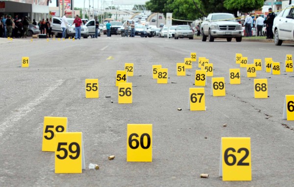 En Sinaloa, la tasa de homicidios fue de 43 por cada 100 mil habitantes durante 2016: Inegi