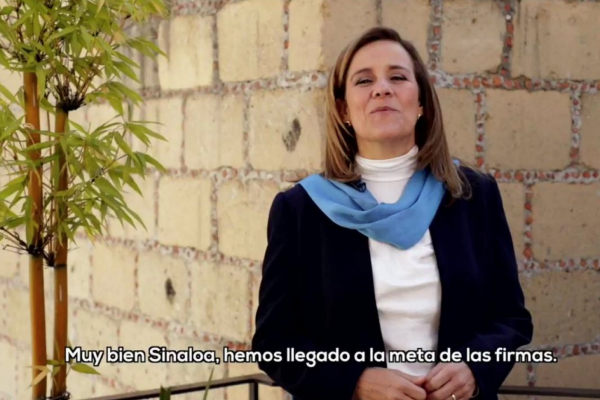 Margarita Zavala completa el 100% de firmas en Sinaloa