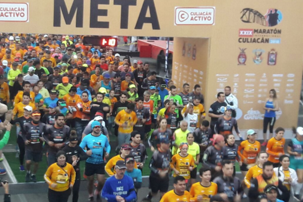 Inicia la gran fiesta del maratón en Culiacán