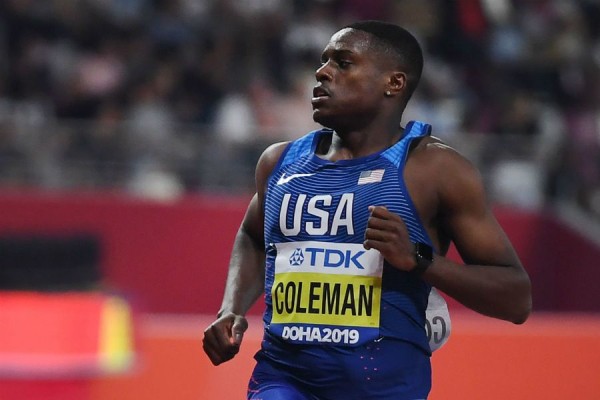 El atleta estadounidense Coleman es suspendido provisionalmente por no estar disponible para un control