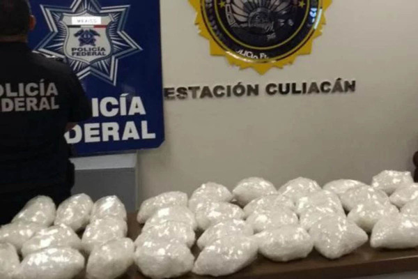 Aseguran 41 kilos de ‘cristal’ en Central de Autobuses de Culiacán