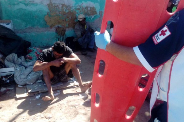Se intoxica hombre con droga atrás de la capilla de Malverde, en Culiacán