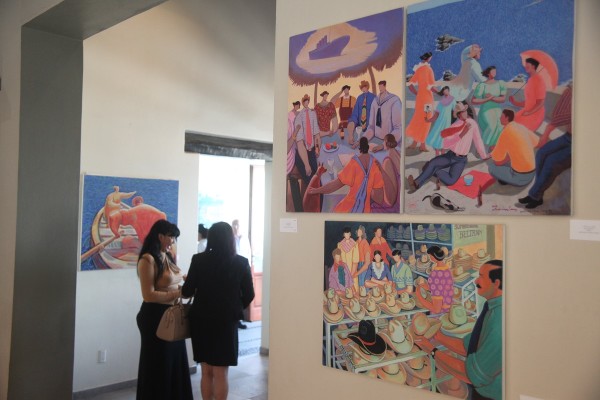 Muestran el arte de Antonio López Sáenz en exposición en Mazatlán