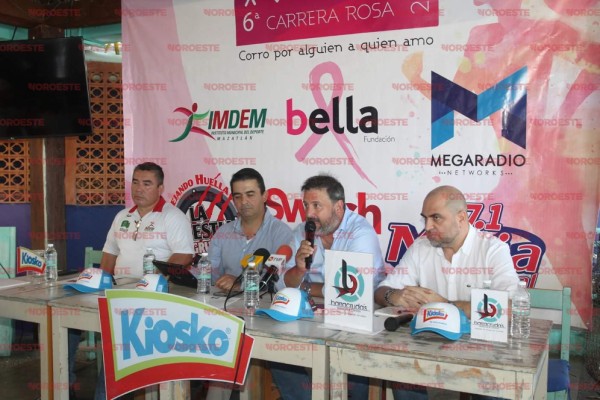 Invitan a la Carrera Rosa en Mazatlán