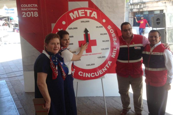 Cruz Roja de Escuinapa rebasa la meta; recaudan $374 mil