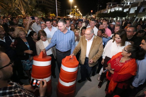 Liberan el primer tramo rehabilitado de la Avenida Rafael Buelna en Mazatlán