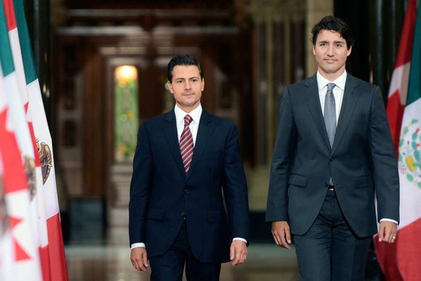 EU plantea acabar el TLCAN en 5 años; Trudeau llega a México