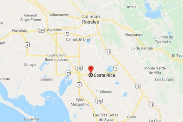 Hallan a hombre asesinado en Costa Rica, Culiacán
